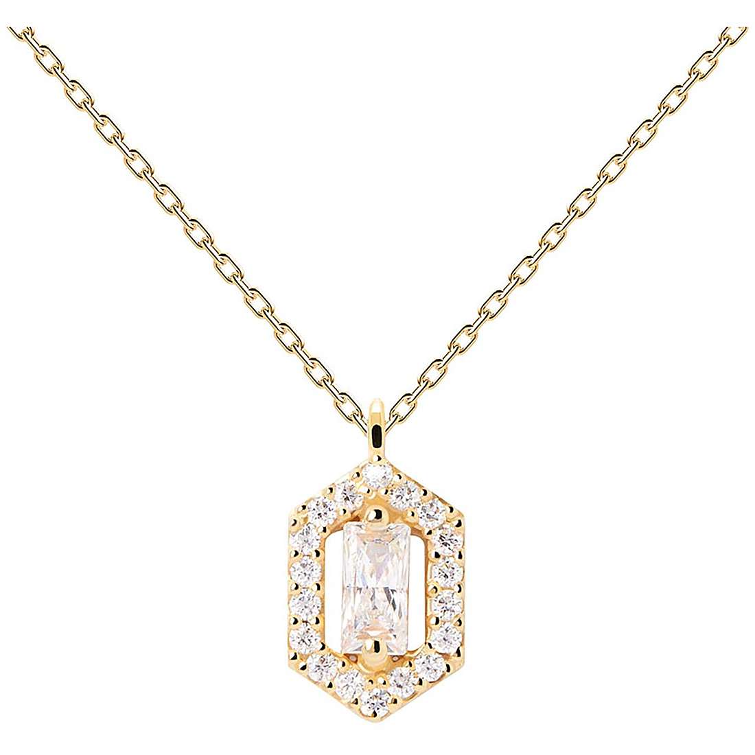 Collana PdPaola CO01-493-U Essentials Sentiment argento donna-2b Gioielli