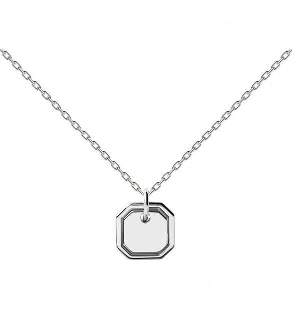 Collana PdPaola CO02-435-U Essentials Octet donna argento-2b Gioielli