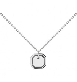 Collana PdPaola CO02-435-U Essentials Octet donna argento-2b Gioielli