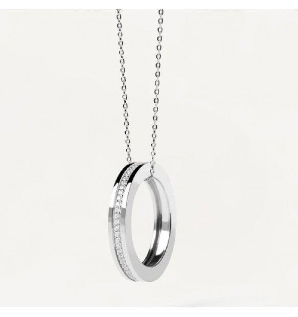 Collana PdPaola CO02-437-U Essentials Infinity donna argento-2b Gioielli