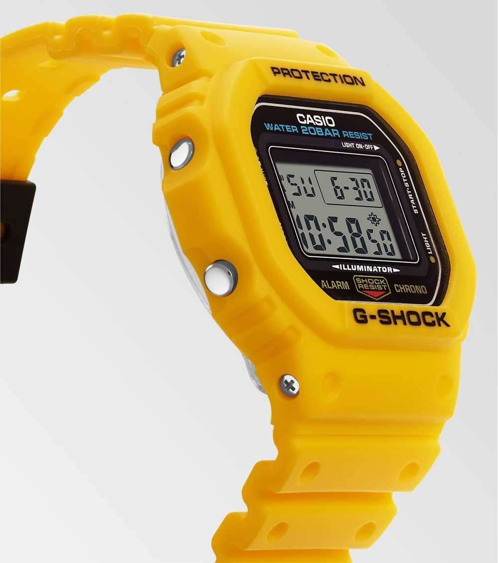 Orologio Casio G-Shock Origin DW-5600REC-9ER Limited Edition giallo uomo-2b Gioielli