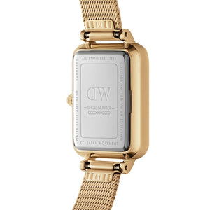Orologio DW Quadro Pressed Unitone 20x26 mm oro DW00100485 donna-2b Gioielli