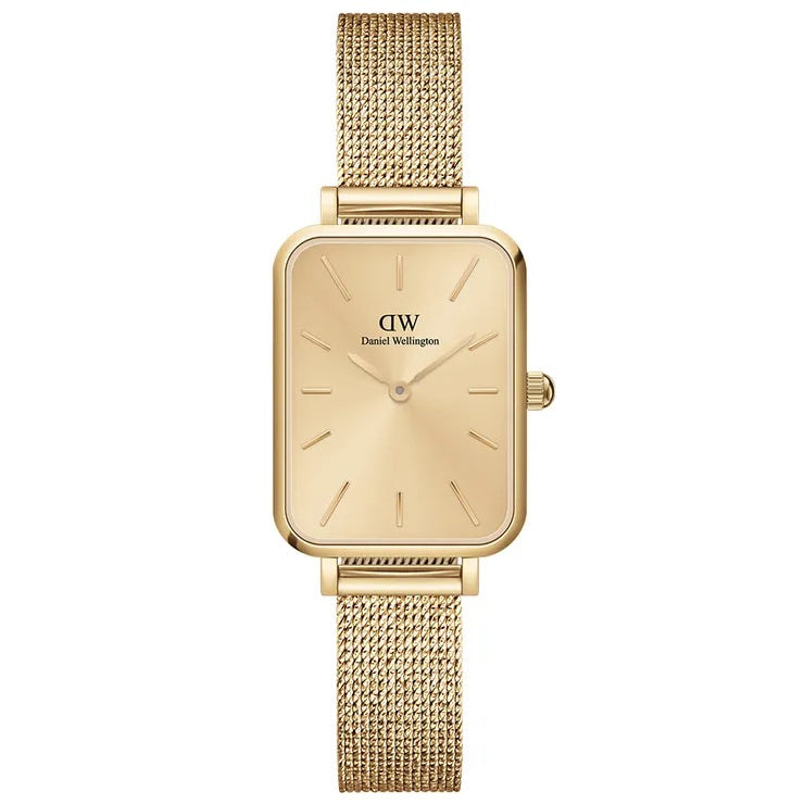 Orologio DW Quadro Pressed Unitone 20x26 mm oro DW00100485 donna-2b Gioielli