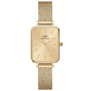 Orologio DW Quadro Pressed Unitone 20x26 mm oro DW00100485 donna-2b Gioielli