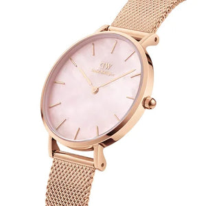 Orologio DW Petite Melrose Pearl 28 mm rosa DW00100513-2b Gioielli