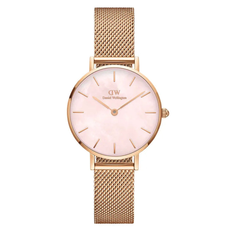 Orologio DW Petite Melrose Pearl 28 mm rosa DW00100513-2b Gioielli