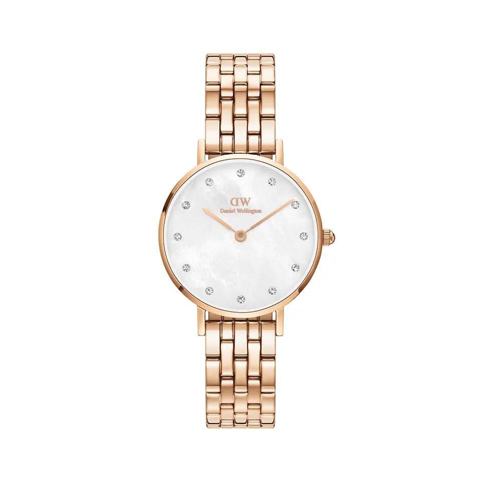 Orologio DW Petite Lumine 5-Link Melrose DW00100613 donna 28 mm-2b Gioielli
