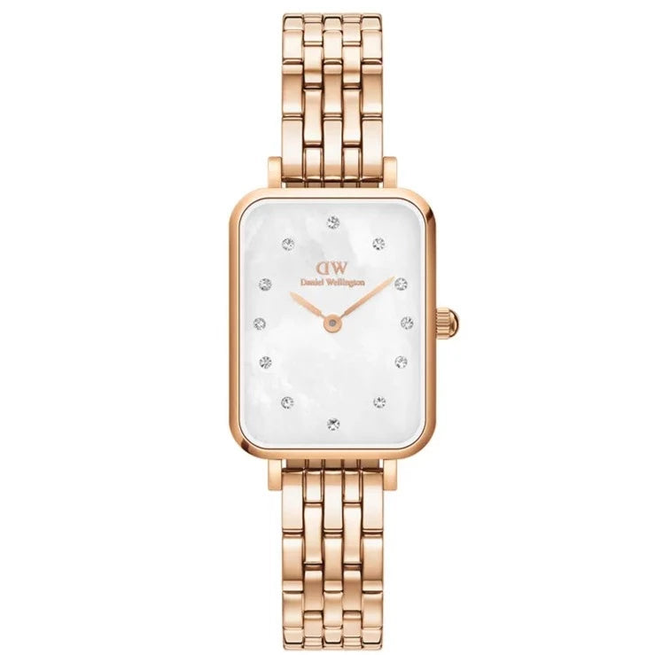 Orologio DW Quadro Lumine 5-Link Melrose DW00100620 donna 20 mm-2b Gioielli