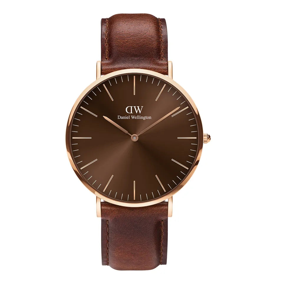 Orologio DW Classic St. Mawes Amber DW00100627 uomo 40 mm-2b Gioielli