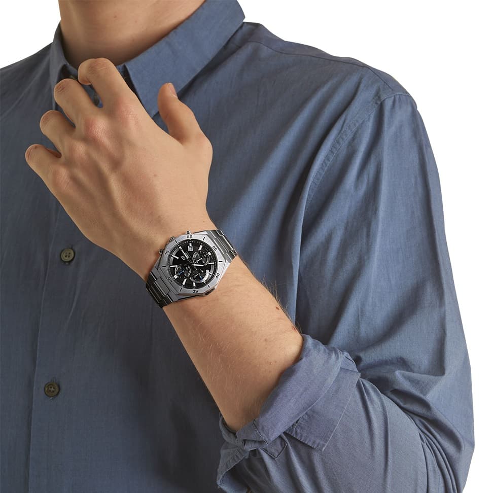 Orologio Casio Edifice EFB-680D-1AVUEF nero uomo-2b Gioielli