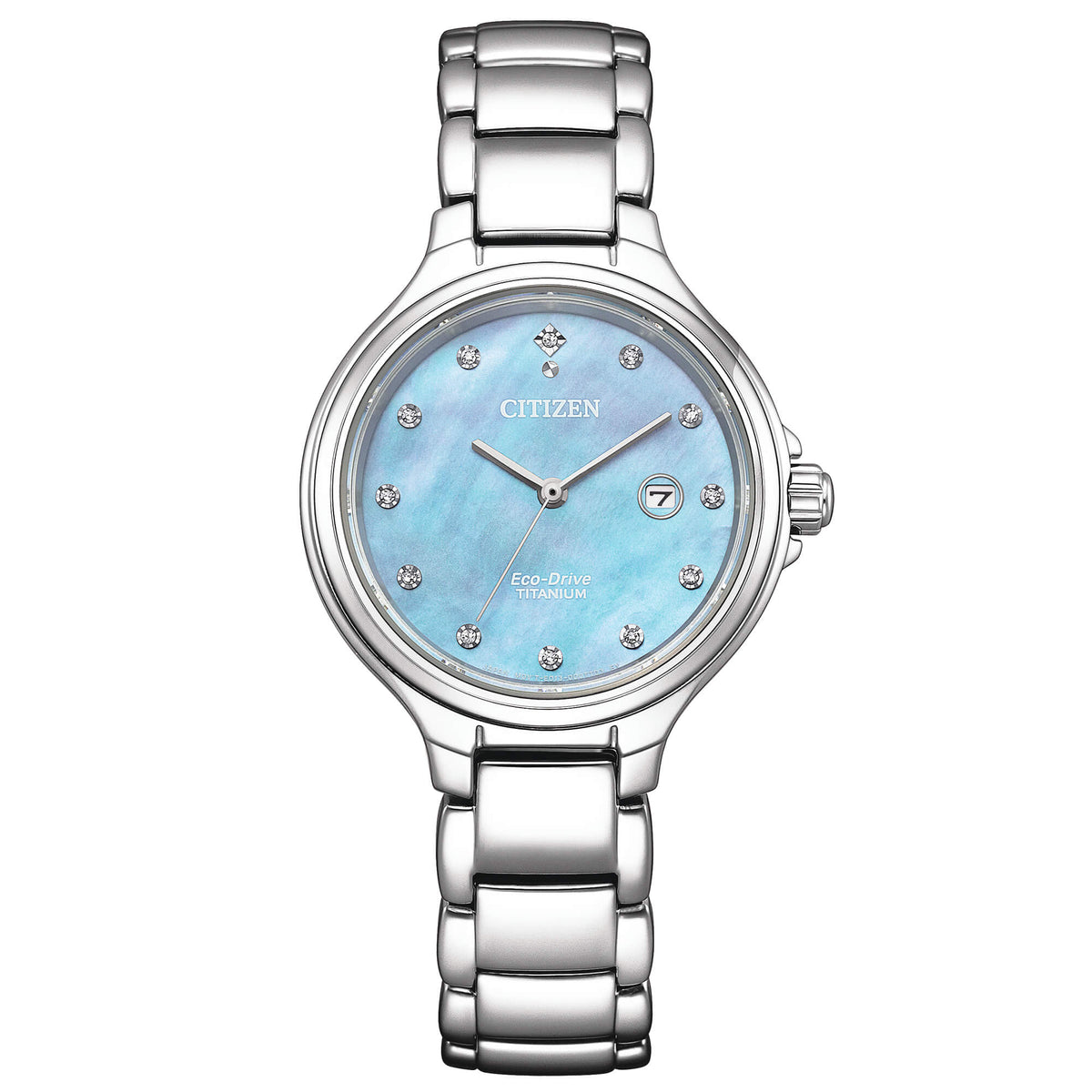 Orologio Citizen Lady EW2680-84N Super Titanio diamanti donna-2b Gioielli