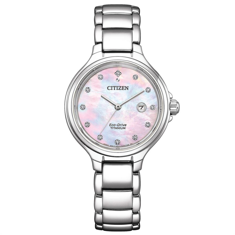 Orologio Citizen Lady EW2680-84Y Super Titanio diamanti donna-2b Gioielli