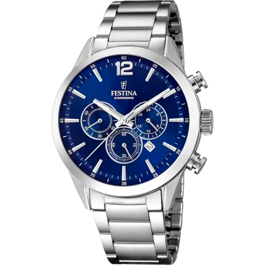 Orologio Festina Timeless Chronograph F20343/7 cronografo uomo 43 mm-2b Gioielli