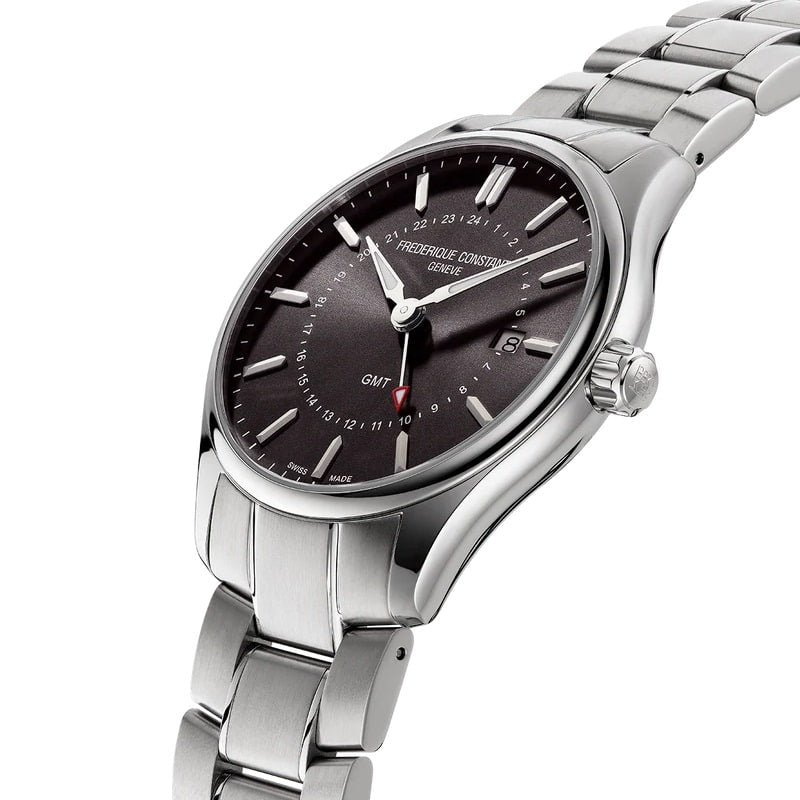 Orologio Frederique Constant Classics GMT FC-252DGS5B6B uomo 40 mm-2b Gioielli