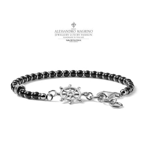 Bracciale Alessandro Magrino Neptune argento uomo G2107-2b Gioielli