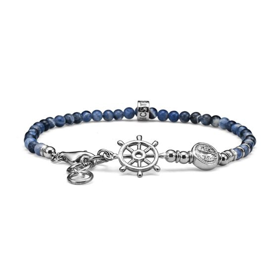 Bracciale Alessandro Magrino Neptune argento uomo G2277-2b Gioielli