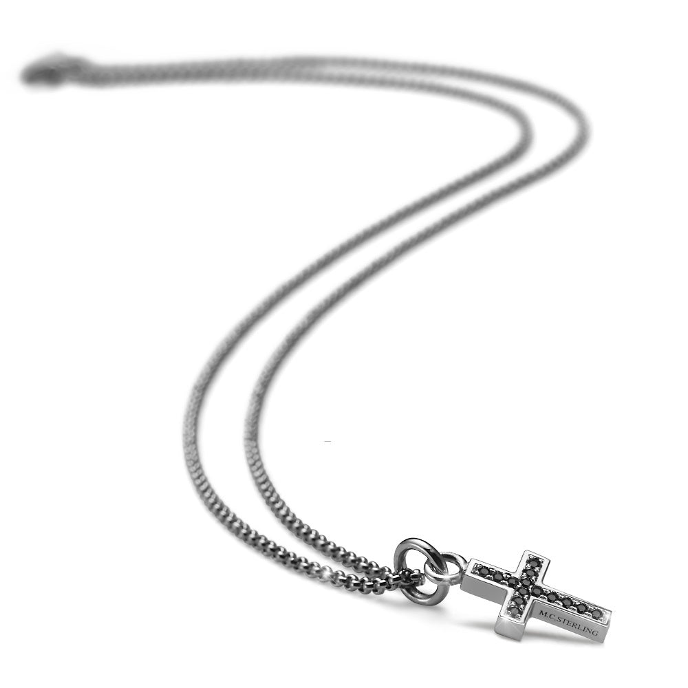 Collana Alessandro Magrino Cross argento uomo G2322-2b Gioielli