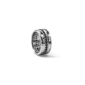 Anello Alessandro Magrino Luxury uomo argento G2324 misura 24-2b Gioielli