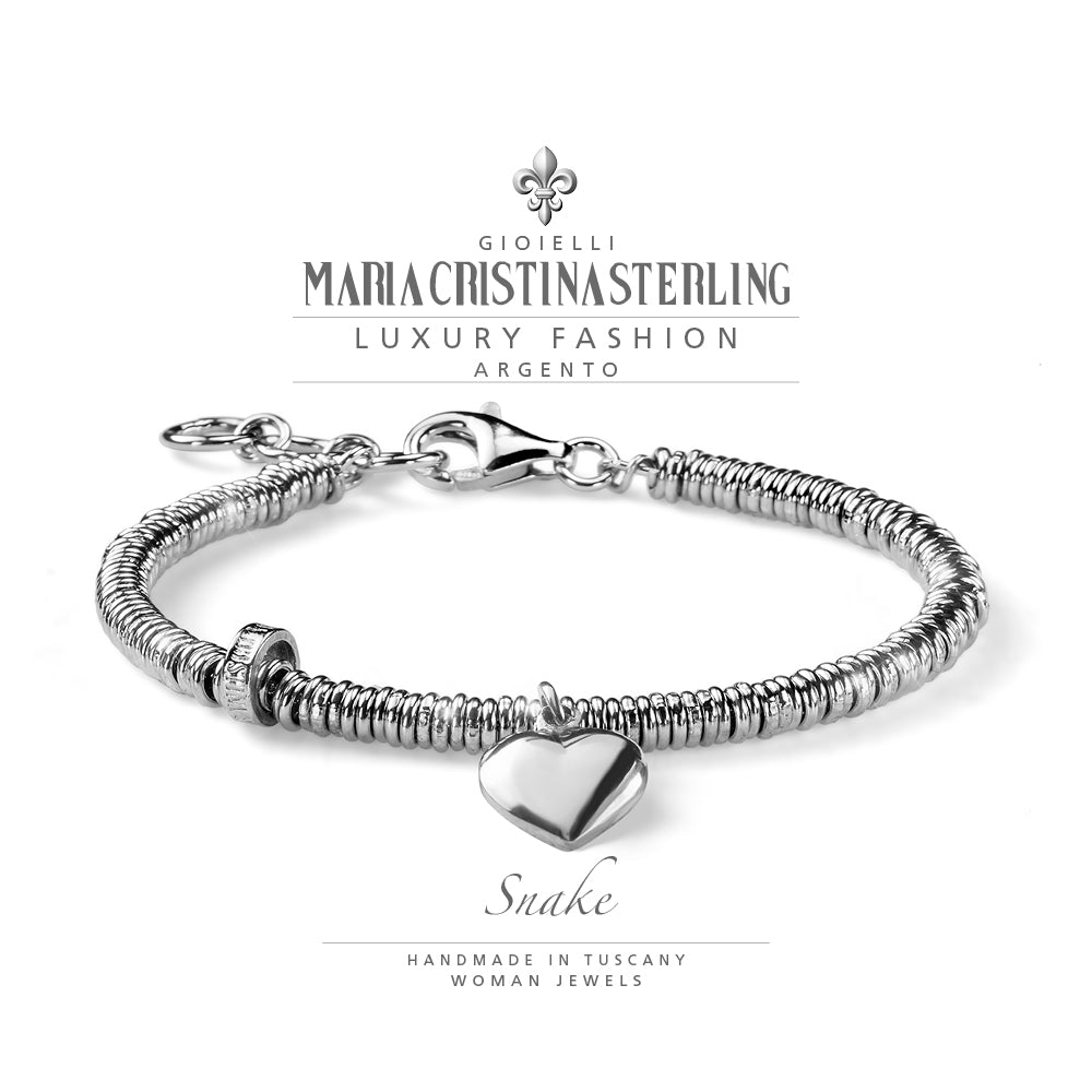 Bracciale Maria Cristina Sterling Snake argento donna G2806C-2b Gioielli