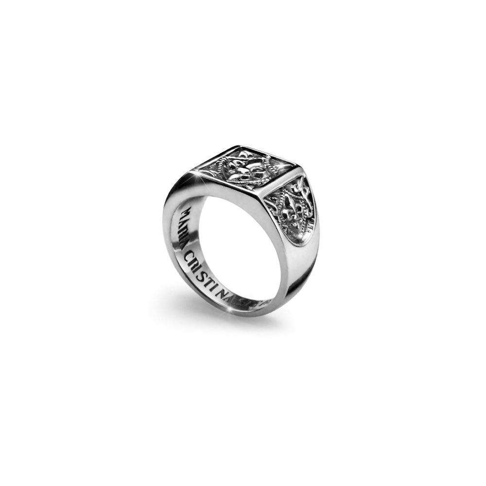 Anello Alessandro Magrino Tuscany uomo argento G3001-2b Gioielli