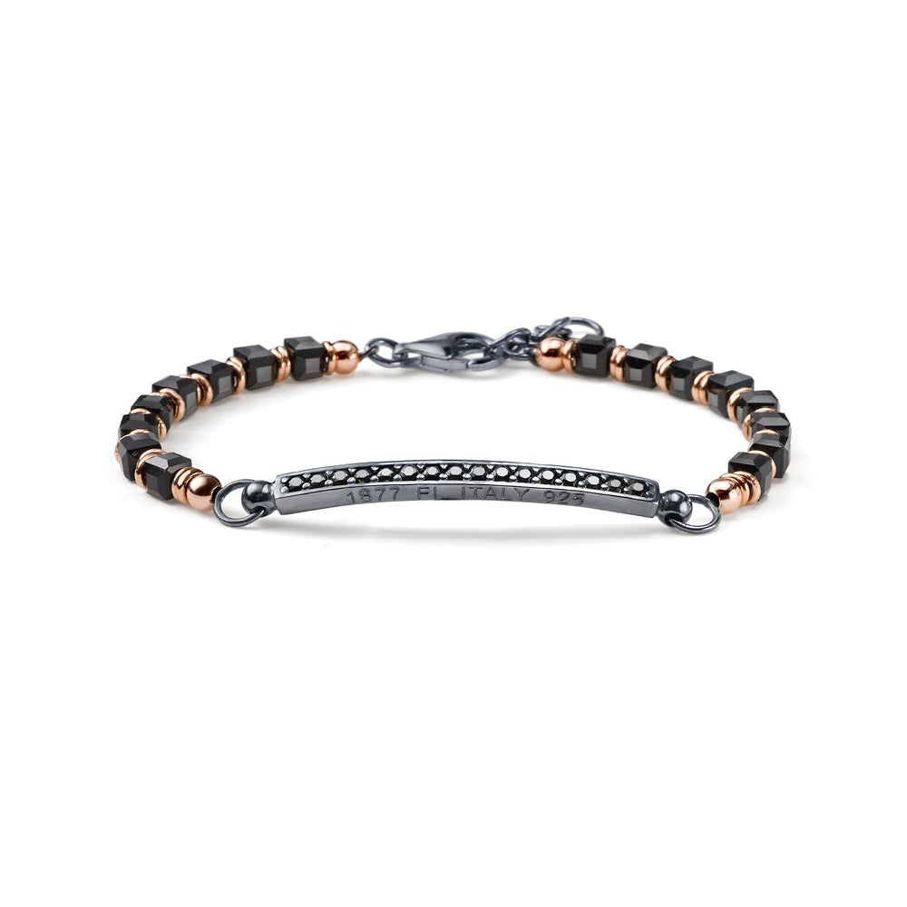 Bracciale Alessandro Magrino Cue argento uomo G3022-2b Gioielli
