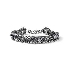 Bracciale Alessandro Magrino Iconic argento uomo G3506-2b Gioielli
