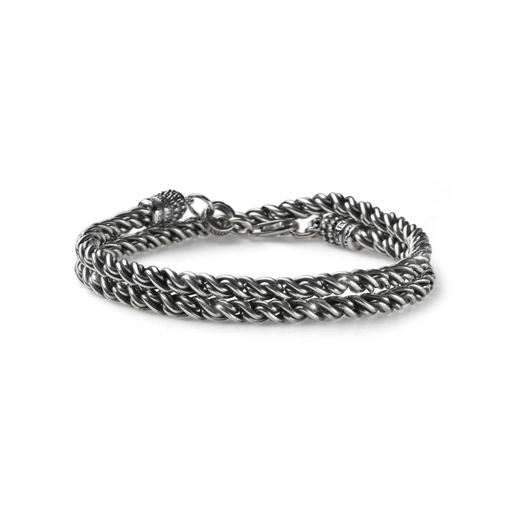 Bracciale Alessandro Magrino Iconic argento uomo G3514-2b Gioielli