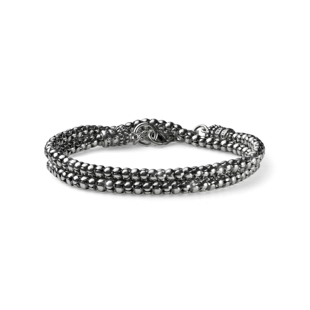 Bracciale Alessandro Magrino Iconic argento uomo G3517-2b Gioielli