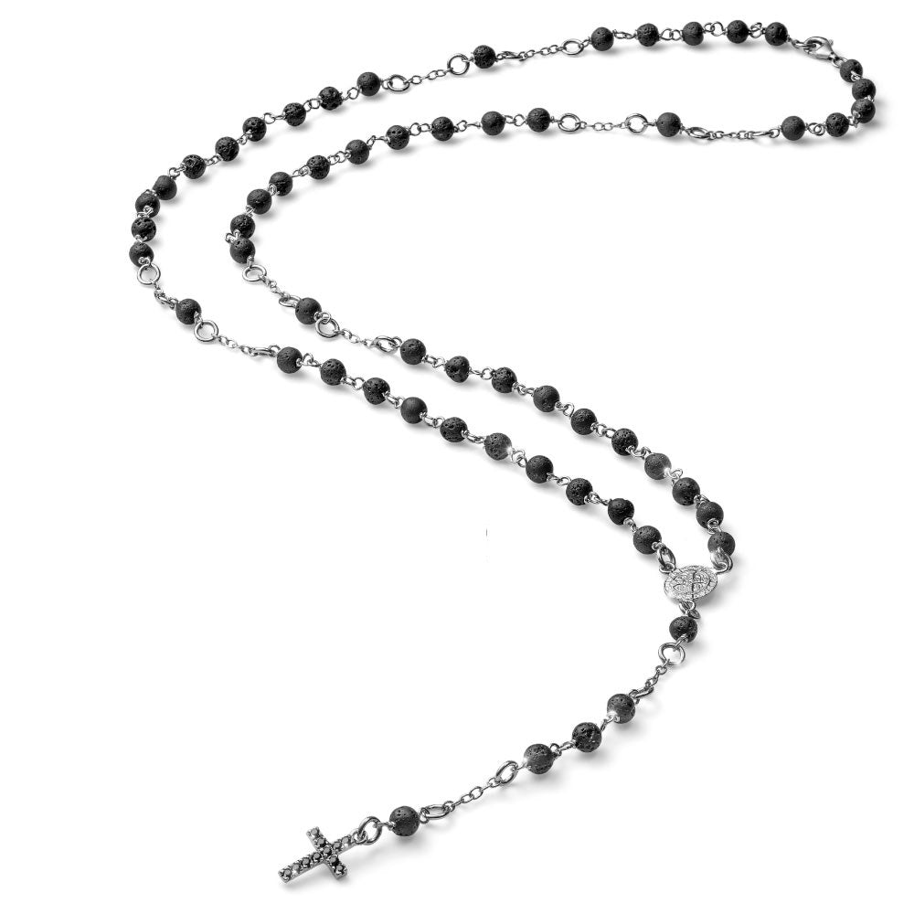 Collana Alessandro Magrino Cross argento uomo G3800-2b Gioielli