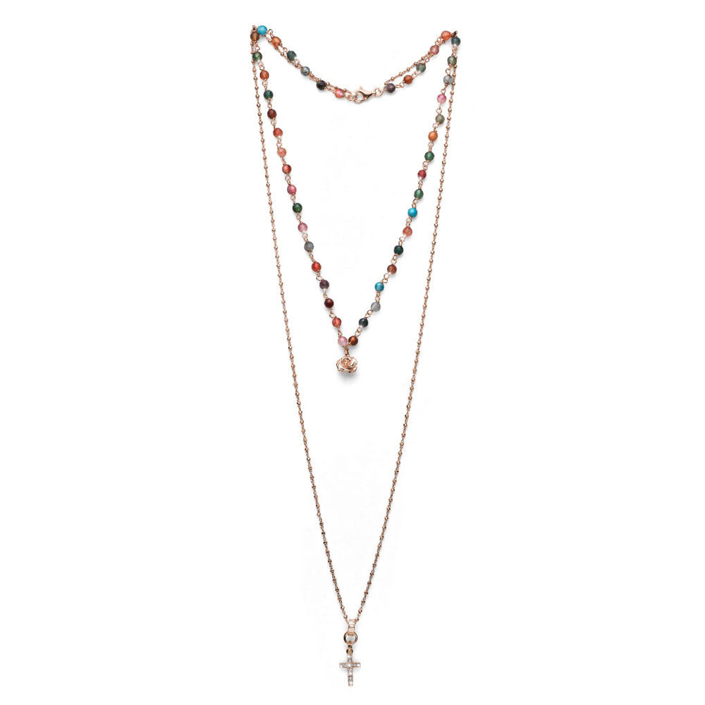 Collana Maria Cristina Sterling Rose argento donna G3918MR-2b Gioielli