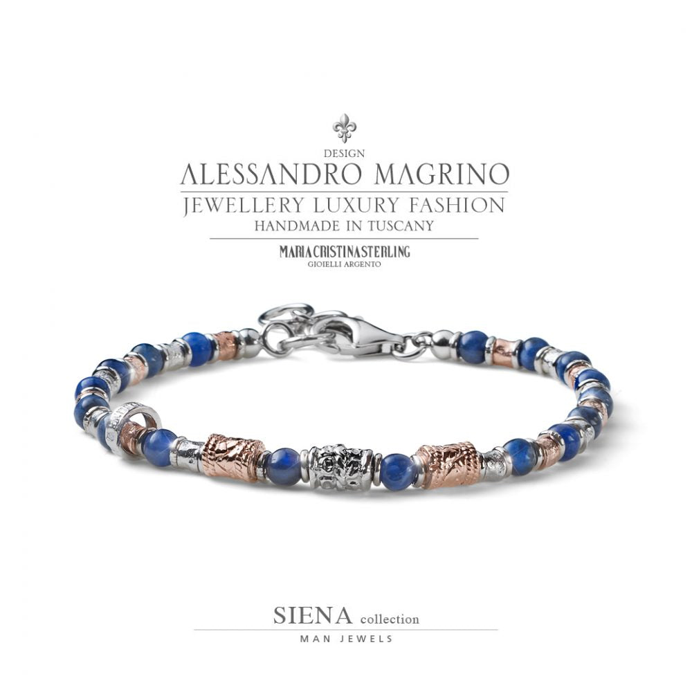 Bracciale Alessandro Magrino Siena argento uomo G4024/19-2b Gioielli