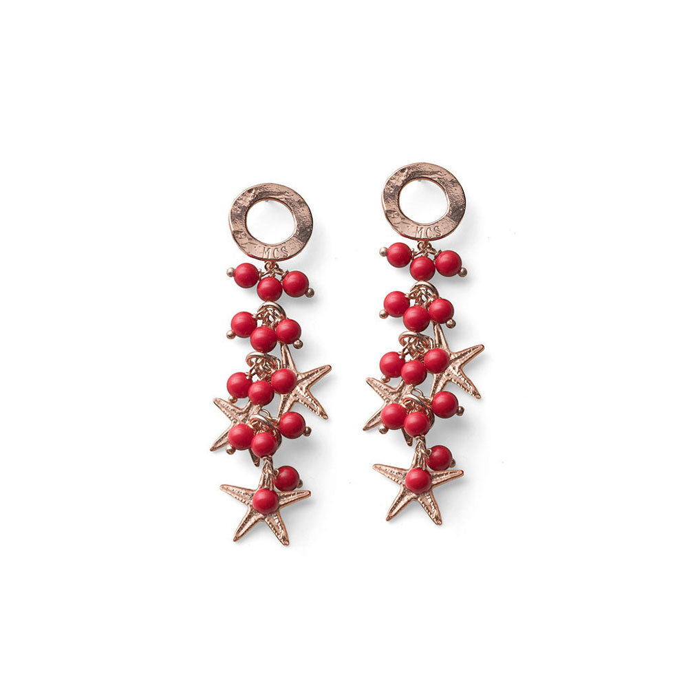 Orecchini Maria Cristina Sterling Enjoy argento G4107RS stelle marine-2b Gioielli