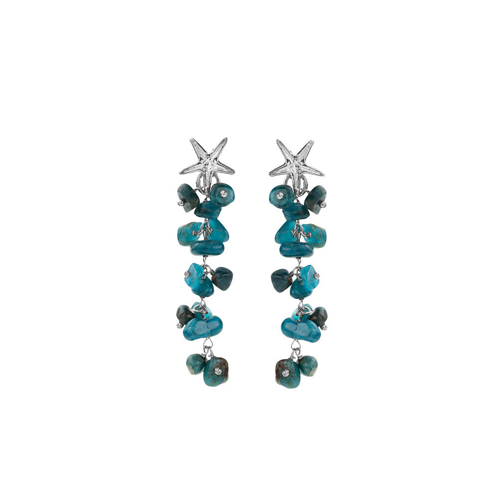 Orecchini Maria Cristina Sterling Elba argento G4127 stelle marine-2b Gioielli