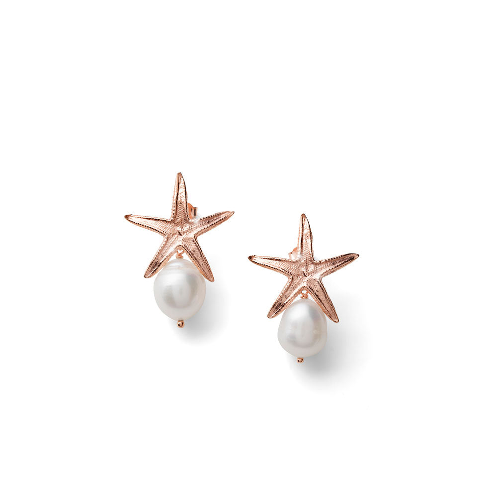 Orecchini Maria Cristina Sterling Elba argento G4135R stelle marine-2b Gioielli