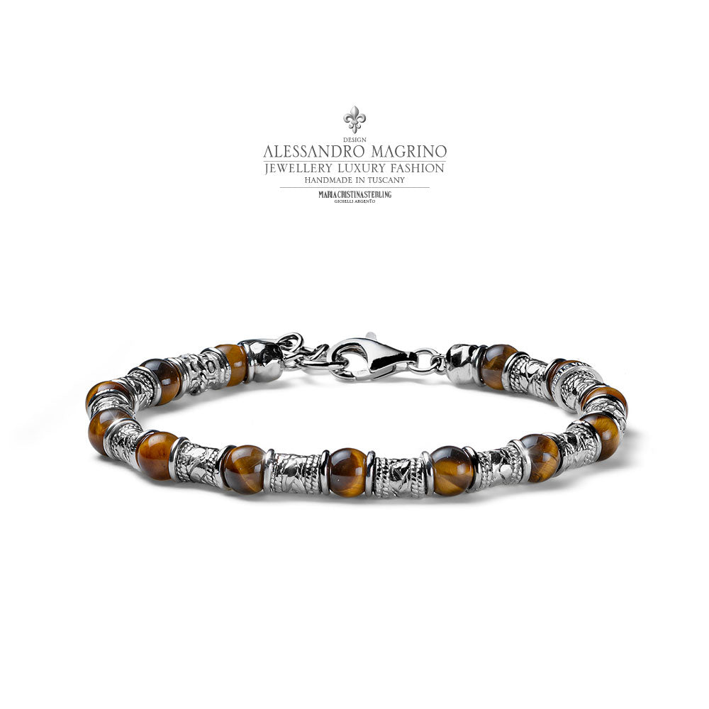 Bracciale Alessandro Magrino Siena argento uomo G4548-2b Gioielli