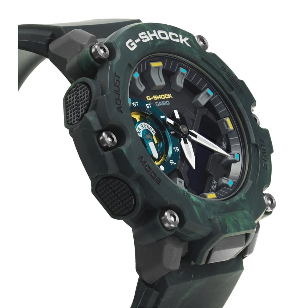 Orologio Casio G-Shock GA-2200MFR-3AER Carbon Core Mystic Forest uomo-2b Gioielli