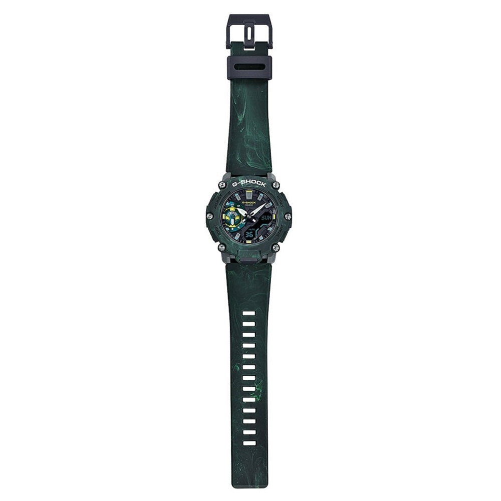 Orologio Casio G-Shock GA-2200MFR-3AER Carbon Core Mystic Forest uomo-2b Gioielli