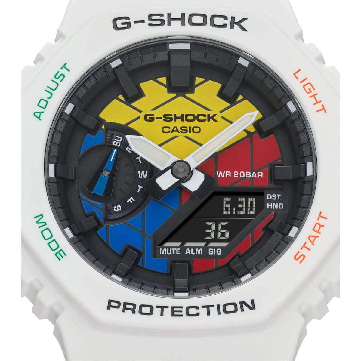 Orologio Casio G-Shock Rubik's Cube GAE-2100RC-1AER Limited Edition uomo-2b Gioielli