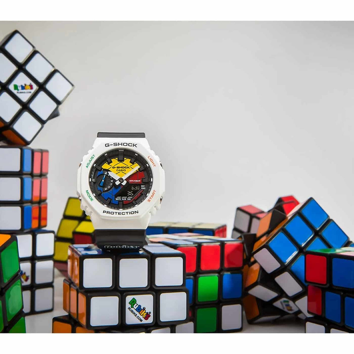 Orologio Casio G-Shock Rubik's Cube GAE-2100RC-1AER Limited Edition uomo-2b Gioielli