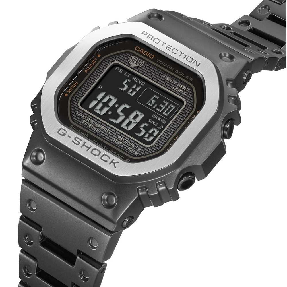 Orologio Casio G-Shock GMW-B5000MB-1ER Full Metal radiocontrollato solare uomo-2b Gioielli