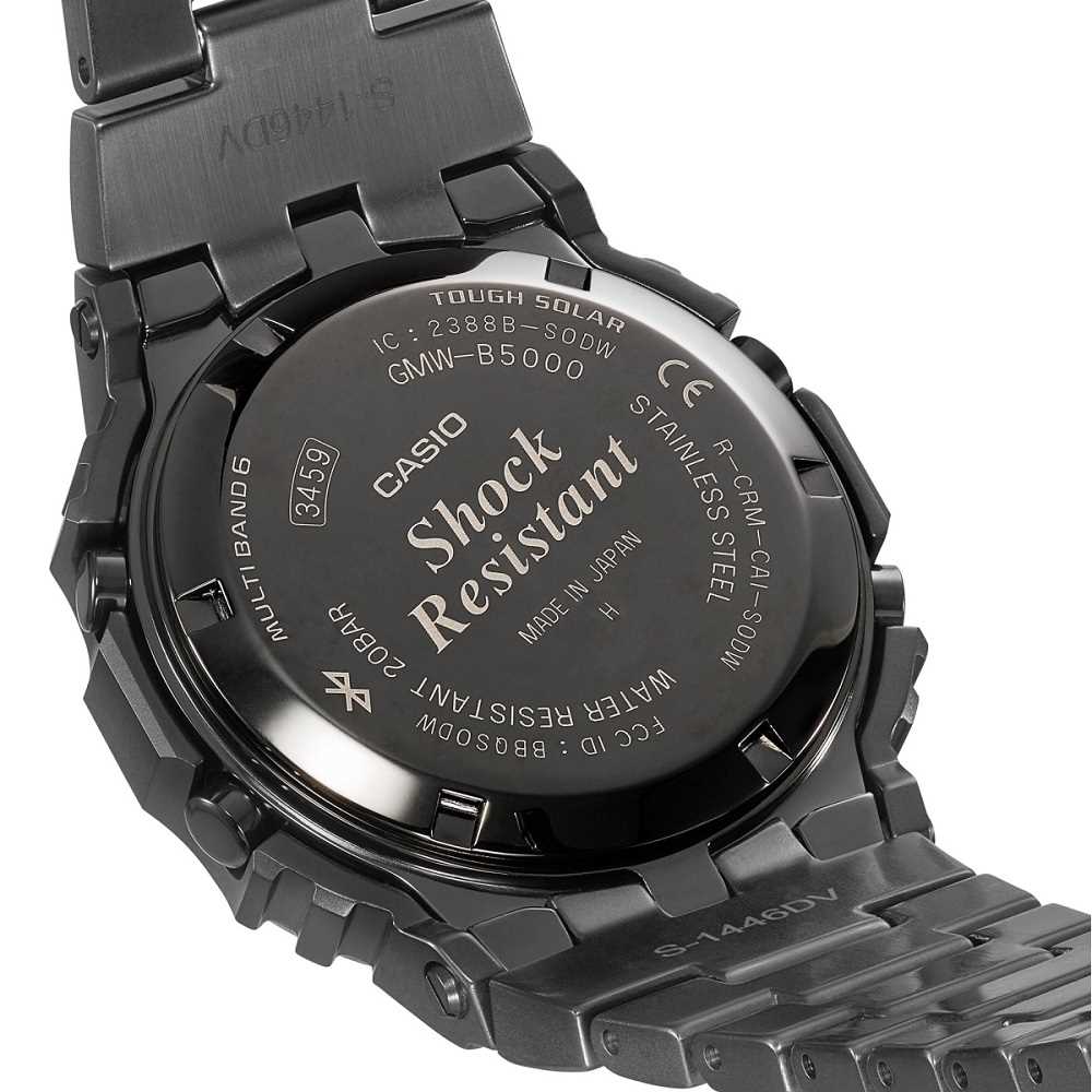 Orologio Casio G-Shock GMW-B5000MB-1ER Full Metal radiocontrollato solare uomo-2b Gioielli