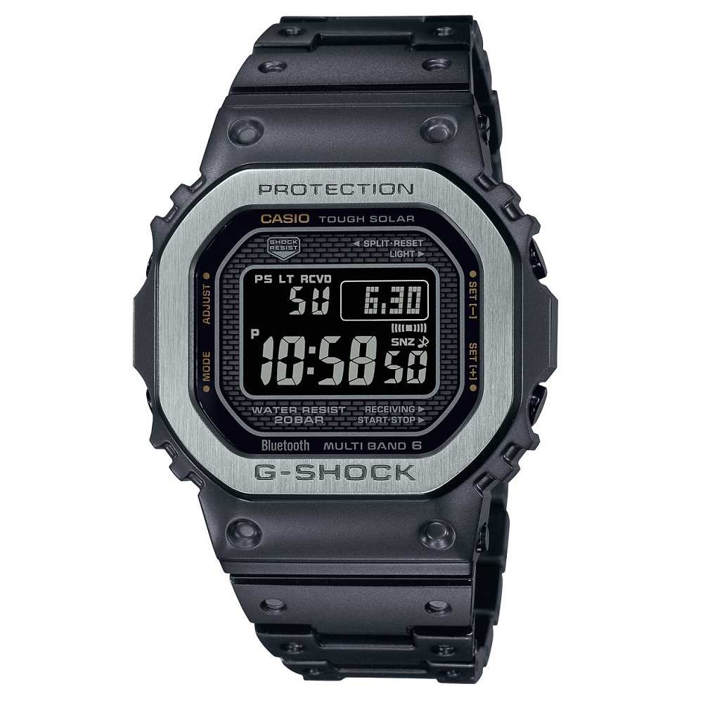 Orologio Casio G-Shock GMW-B5000MB-1ER Full Metal radiocontrollato solare uomo-2b Gioielli