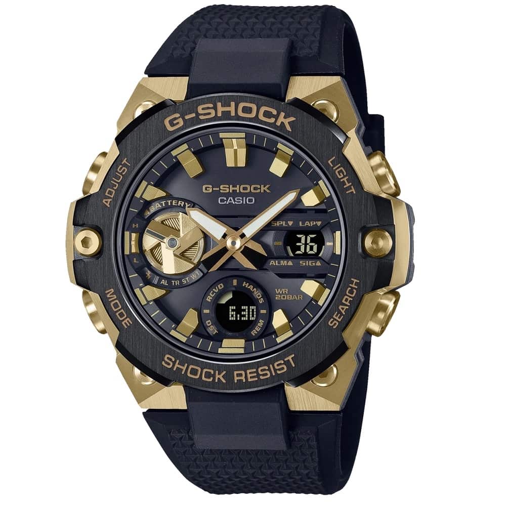 Orologio Casio G-Shock G-Steel GST-B400GB-1A9ER solare uomo-2b Gioielli
