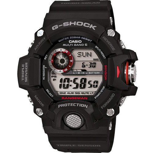 Orologio Casio G-Shock Rangeman GW-9400-1ER radiocontrollato solare nero-2b Gioielli