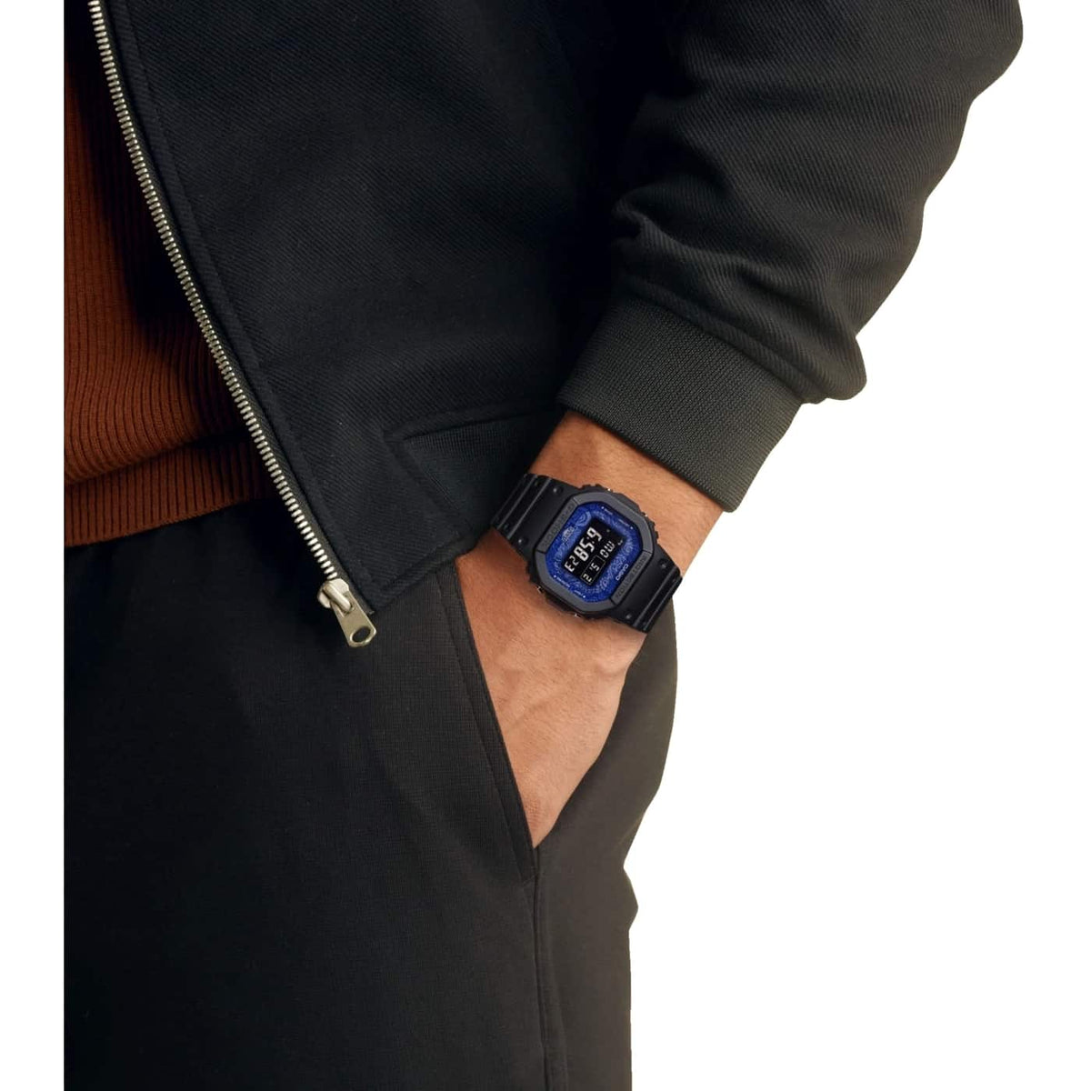 Orologio Casio G-Shock GW-B5600BP-1ER Paisley Blue solare radiocontrollato-2b Gioielli