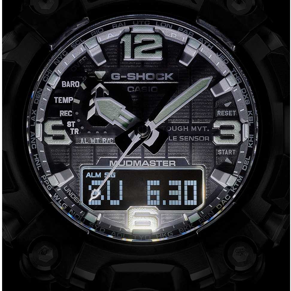 Orologio Casio G-Shock Mudmaster GWG-2000-1A1ER solare radiocontrollato uomo-2b Gioielli