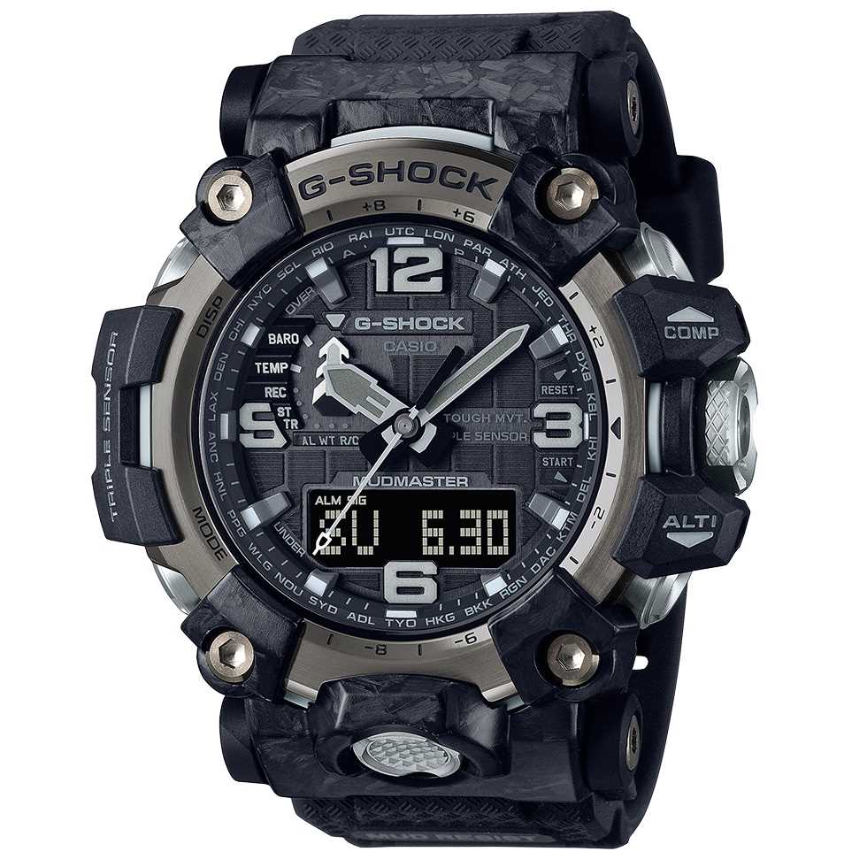 Orologio Casio G-Shock Mudmaster GWG-2000-1A1ER solare radiocontrollato uomo-2b Gioielli