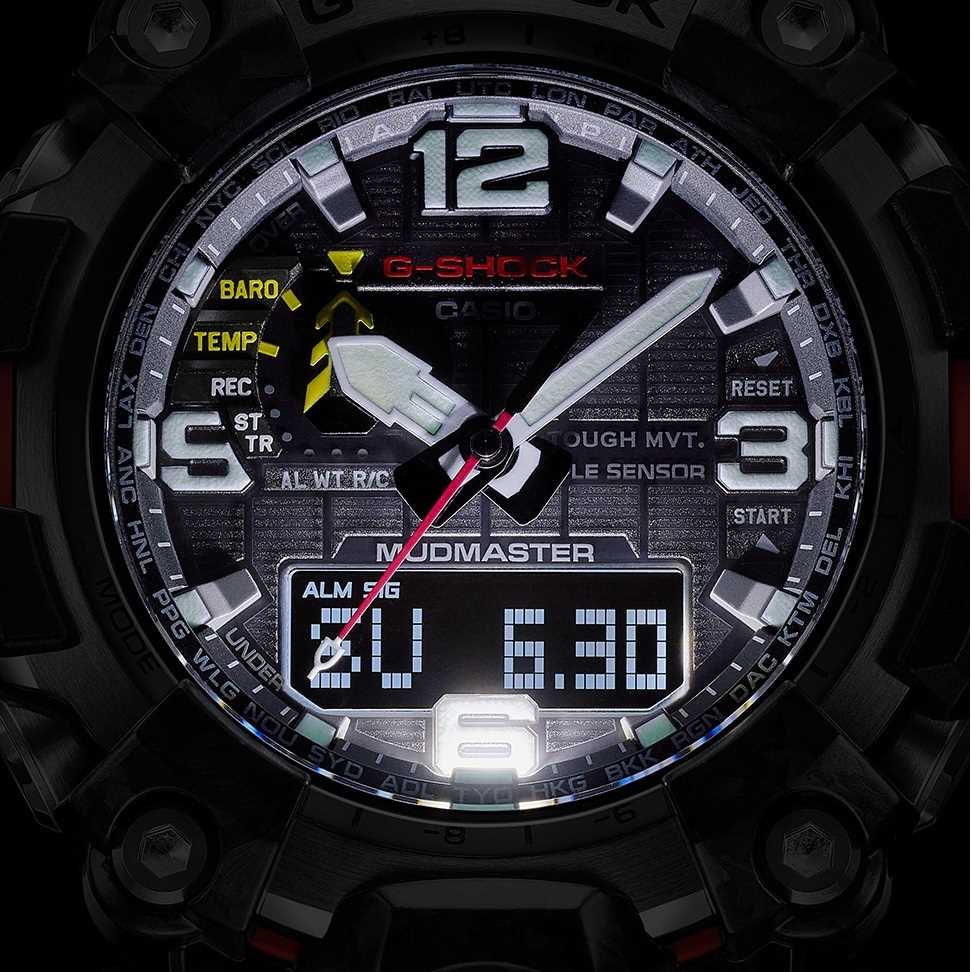 Orologio Casio G-Shock Mudmaster GWG-2000-1A3ER solare radiocontrollato uomo-2b Gioielli