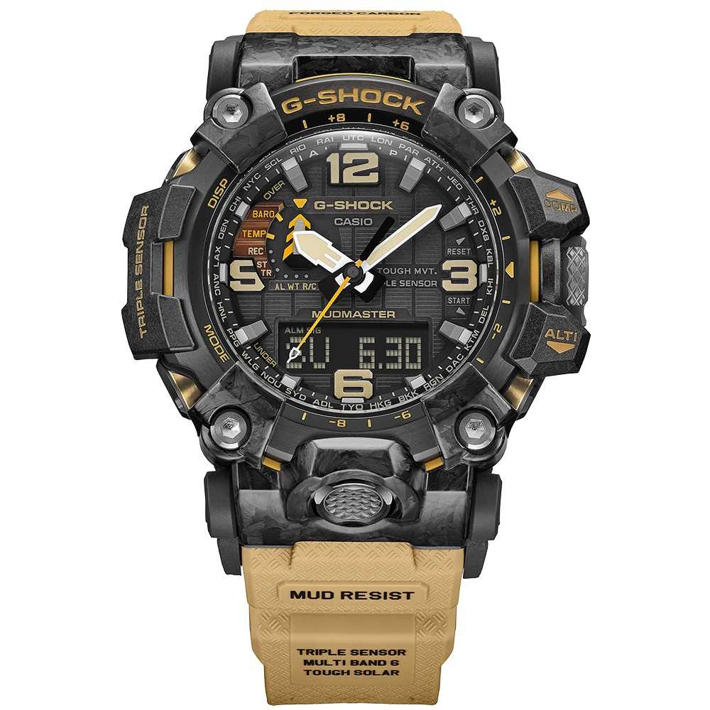 Orologio Casio G-Shock Mudmaster GWG-2000-1A5ER solare radiocontrollato uomo-2b Gioielli