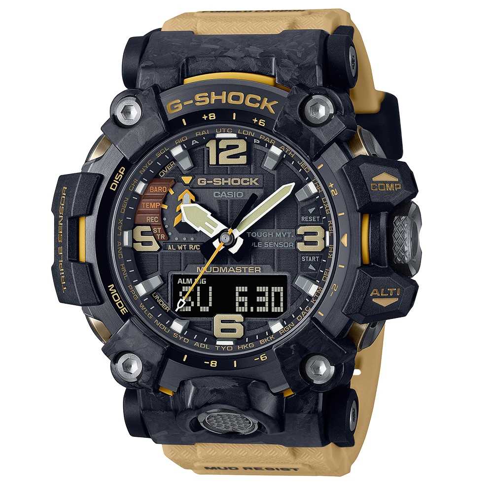 Orologio Casio G-Shock Mudmaster GWG-2000-1A5ER solare radiocontrollato uomo-2b Gioielli